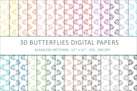 Butterfly Color Digital Papers: A Strategic Resource for Creative and Professional Projects