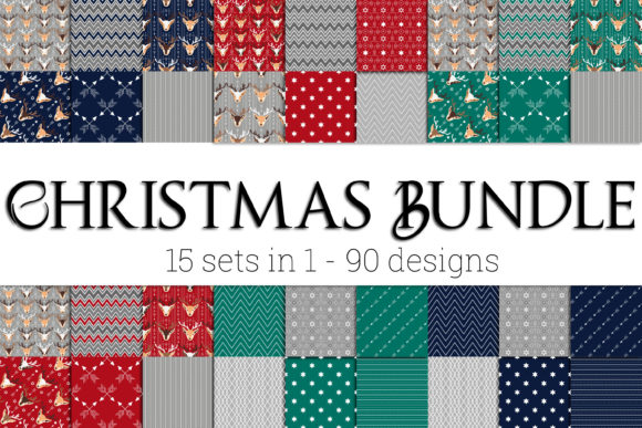 Christmas Digital Paper Bundle: A Versatile Design Resource