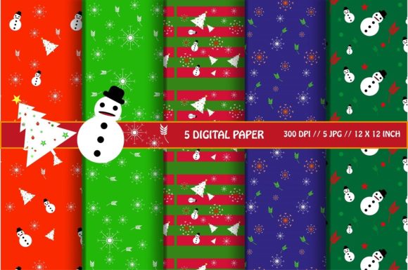 Christmas Digital Paper Set: A Versatile Resource for Creative Projects