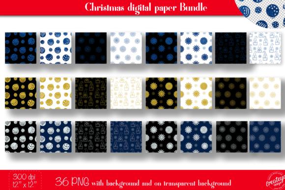 Christmas Digital Paper with Snowflake: A Versatile Resource for Creative Projects
