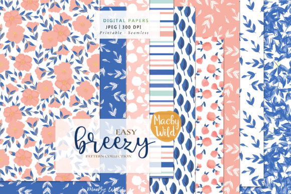 Easy Breezy Watercolour Seamless Paper