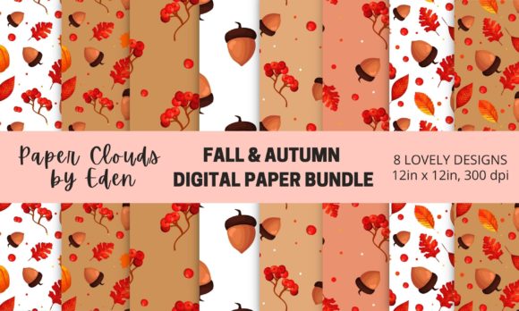 Fall Autumn Seamless Pattern Bundle: A Versatile Design Resource for Creative Projects