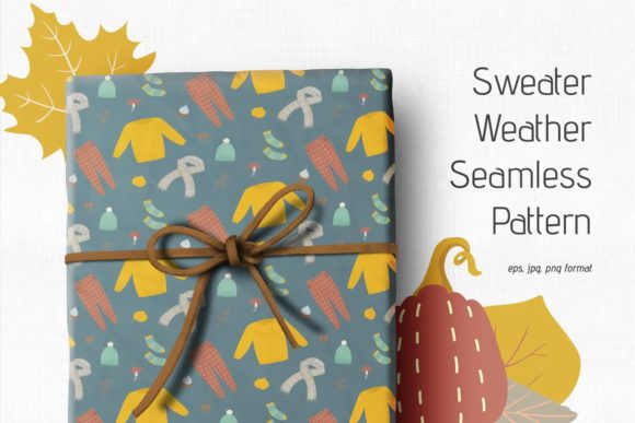 Fall Seamless Pattern: Elevate Your Design Projects with Versatile Vector Resources