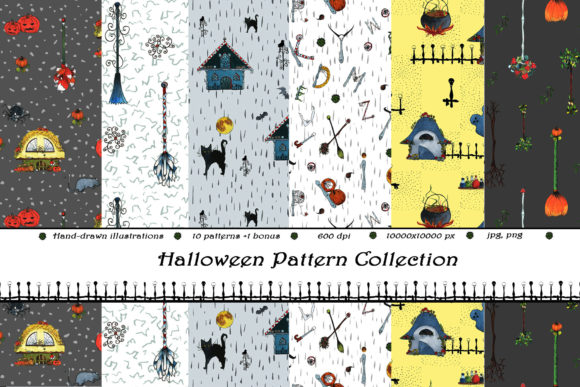 Halloween Pattern Collection: Creative Designs for a Spooky Season