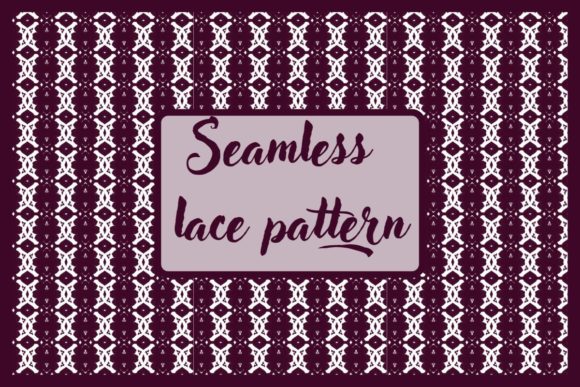 Lace Seamless Pattern Burgundy