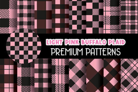 Pink Buffalo Plaid Digital Papers Patter: A Versatile Design Resource for Creatives
