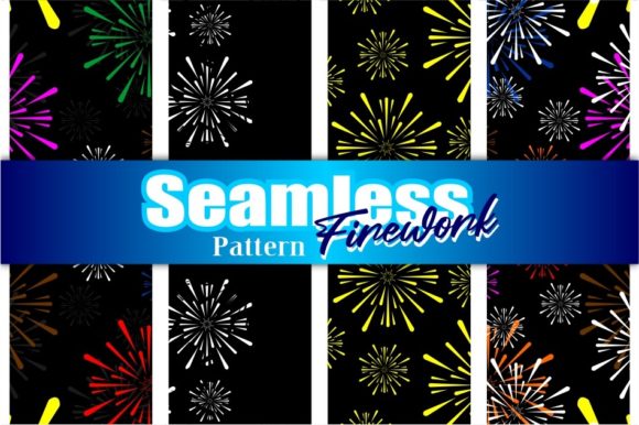 Seamless Firework Pattern: A Versatile Design for Modern Creativity