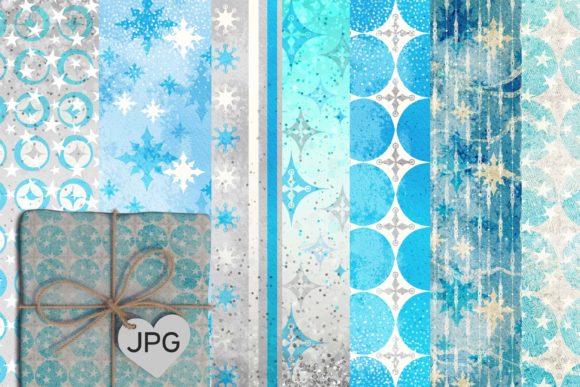 Winter Blue Grunge Background: A Creative Resource for Digital Projects